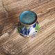 Mini vase de vitrine en émail cloisonné chinois
