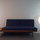 Norwegian daybed sofa teak and fabric by ekornes, 1960s