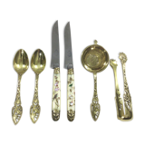 Art nouveau mignardise tea ensemble