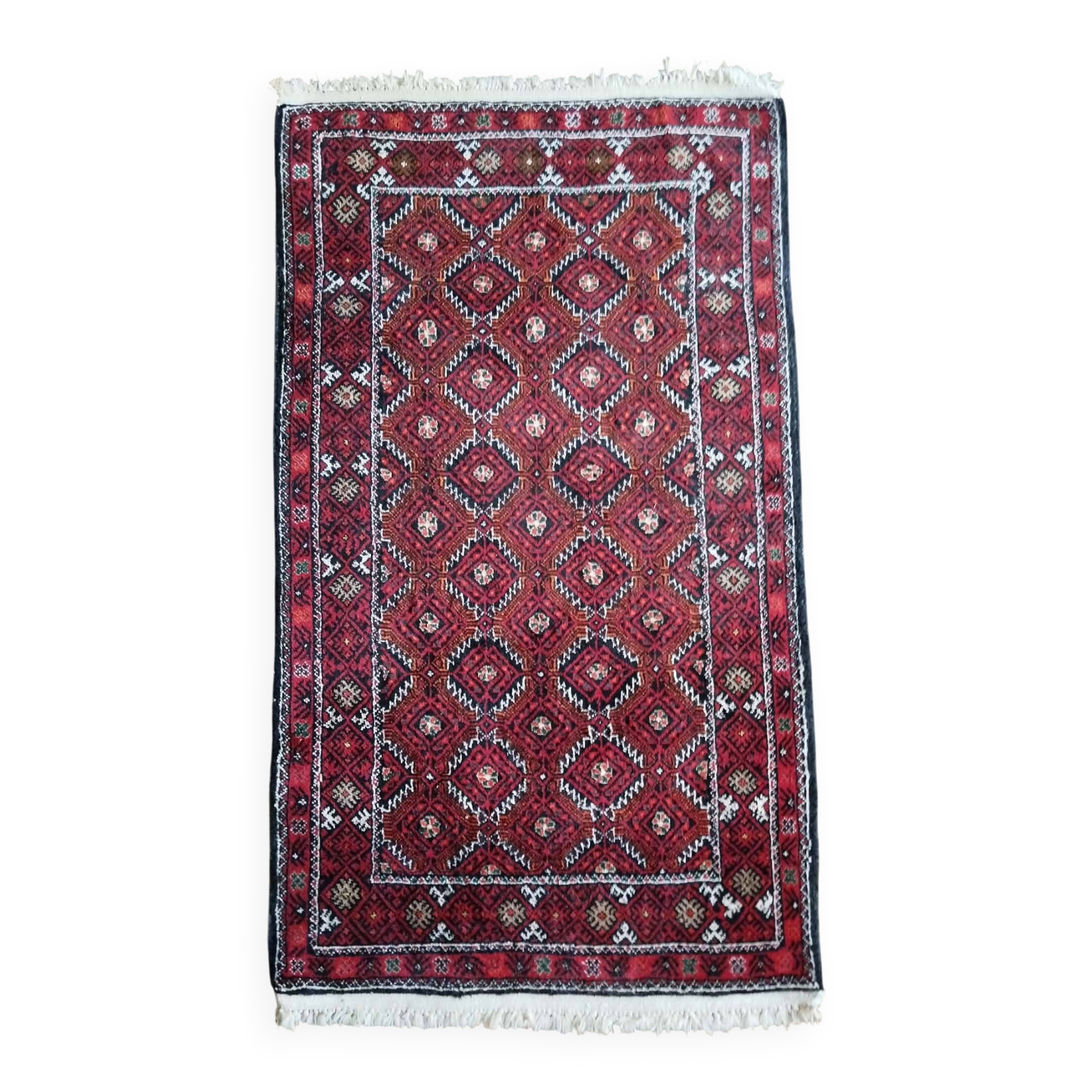 Handmade Belouch Persian rug 184x108cm