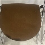 Set of 4 folding chairs in Trigano Hestia fabric