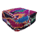 Handmade Berber pouf in wool 60 X 60 X 20 CM