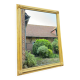 Miroir Rectangulaire En Bois Et Stuc Doré De Style Louis XVI