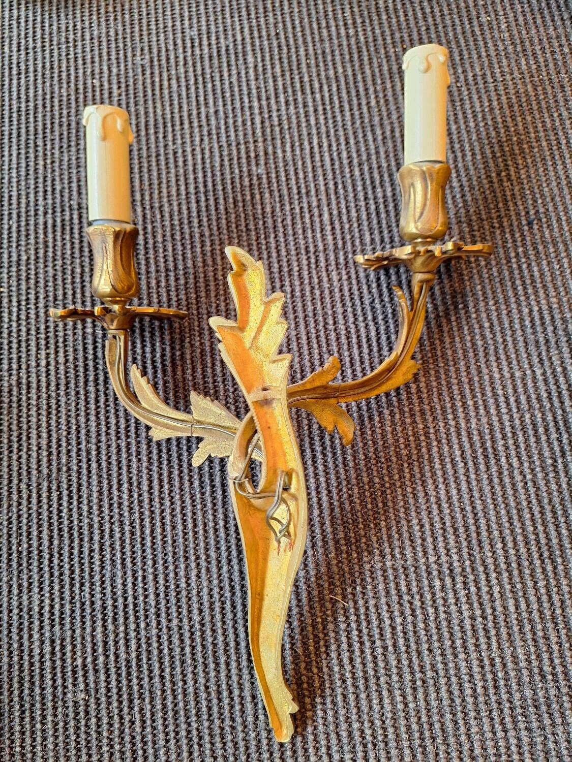 lot series 4 bronze wall lights