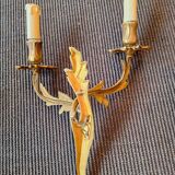 lot series 4 bronze wall lights