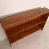 Vintage oak open bookcase