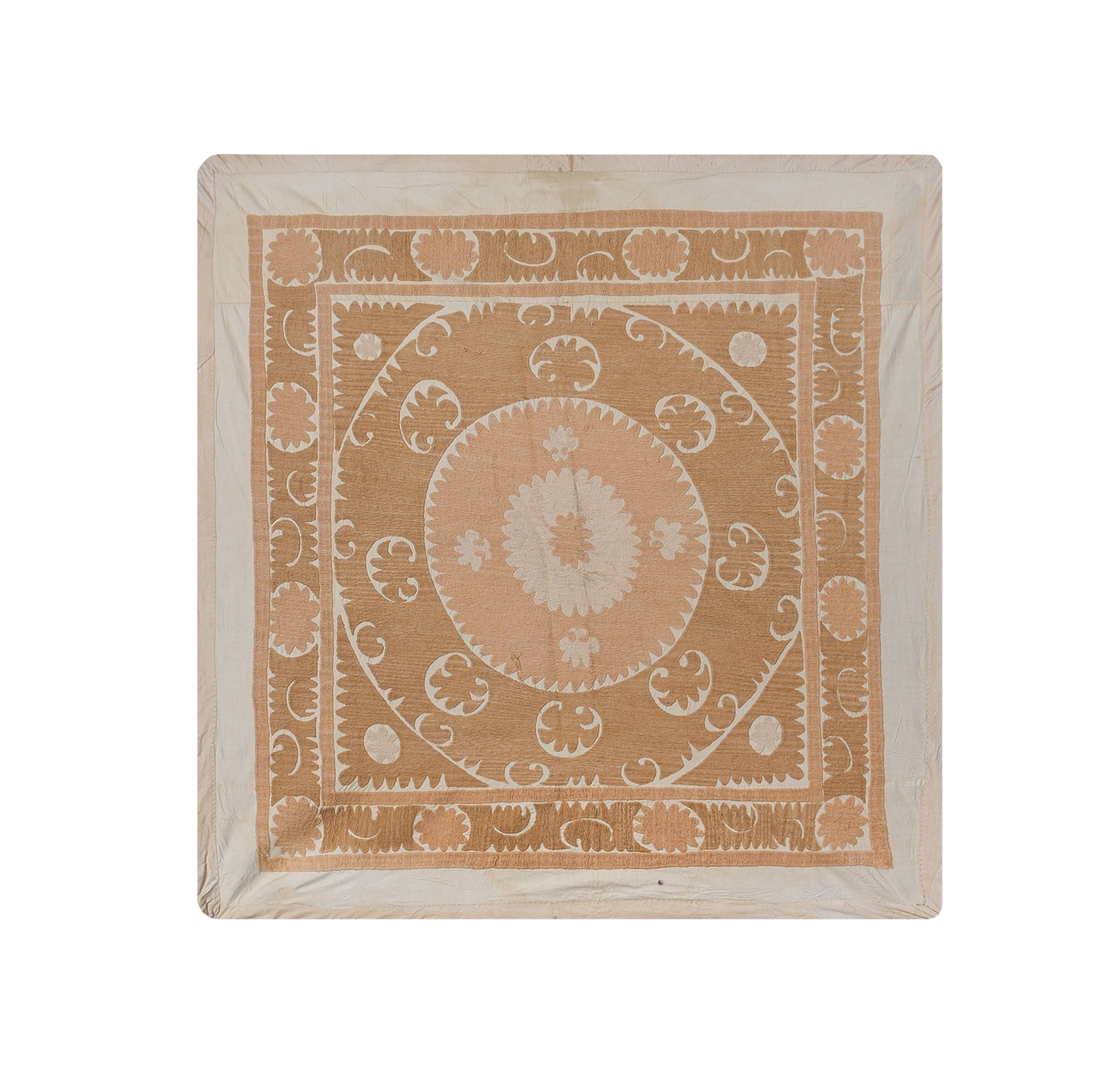 Tapis noué à la main, tapis turc vintage 136x141 cm