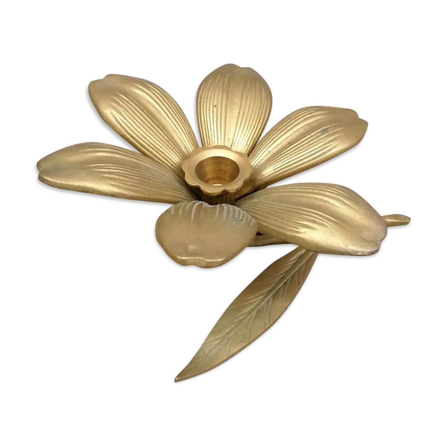 Fleur en laiton