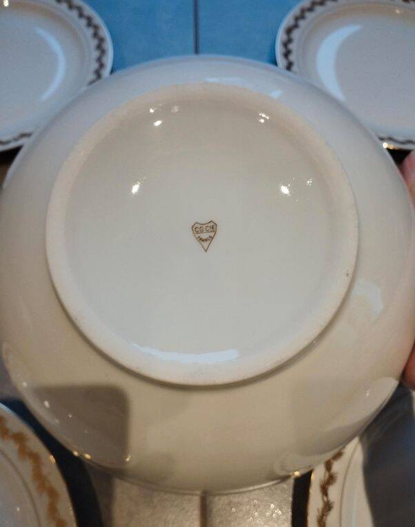 Limoges porcelain dinnerware set