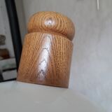 Wooden floor lamp, dutch design by steinhauer