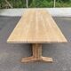 Grande Table de Monastère décapée en chêne massif brut 225cm