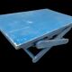 Vintage adjustable coffee table