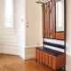 Coat rack with mirror and chest vintage