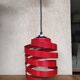 Red spiral suspension