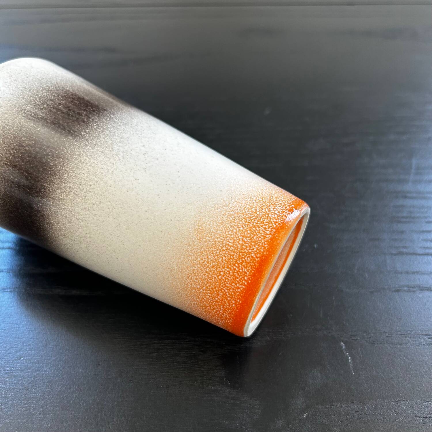 Small gray gradient Scandinavian vase