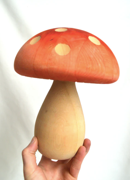Wooden mushroom