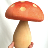 Wooden mushroom