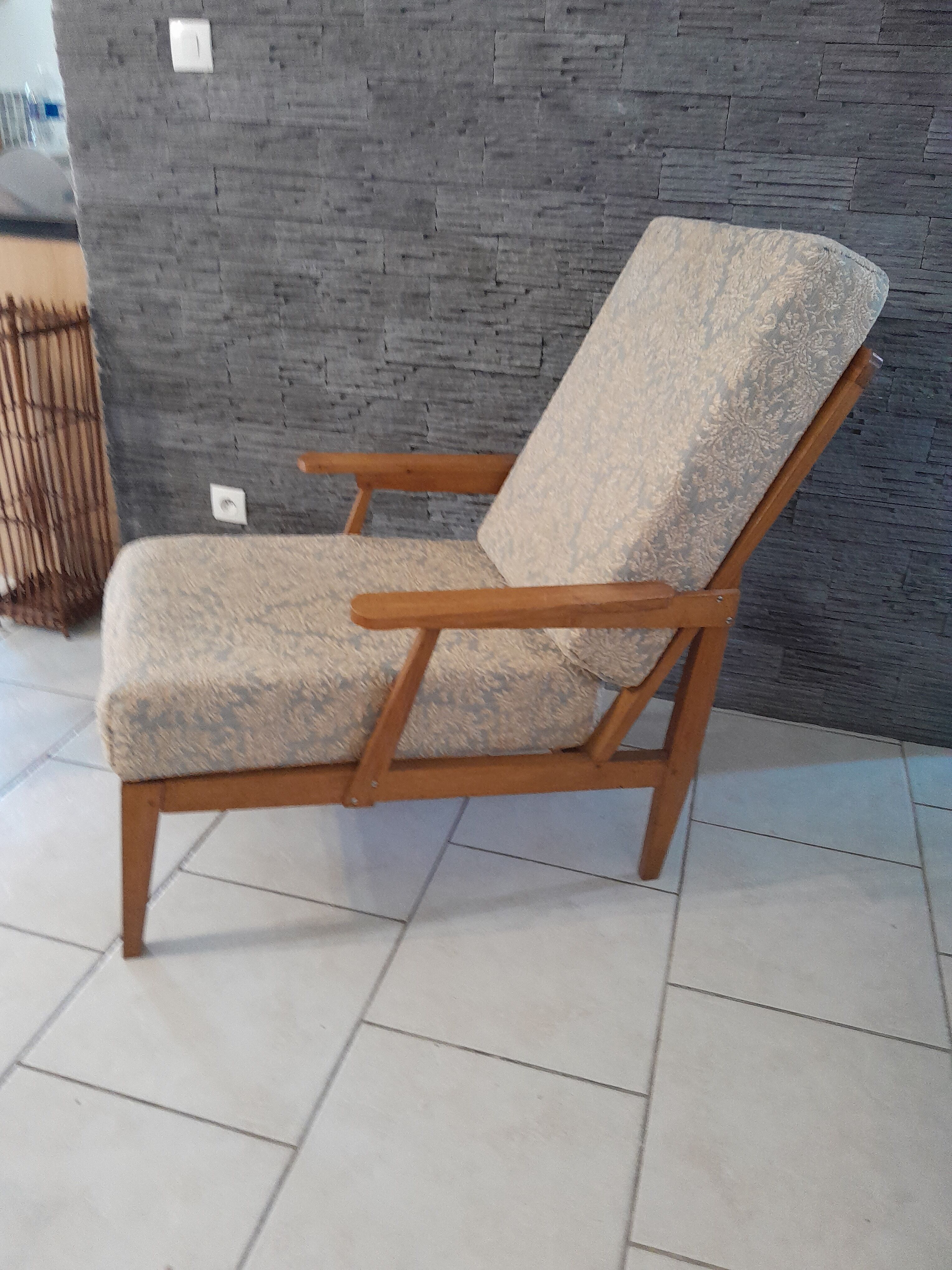 Fauteuil relax vintage