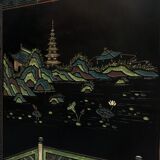 Cabinet / buffet / low laskboard cabinet of Coromandel China nineteenth century