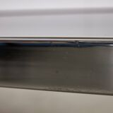 Table Basse en Chrome et Verre Fumé, 1970s