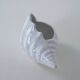 Ceramic seashell, Italian design, 1970s, manufactured in Italy