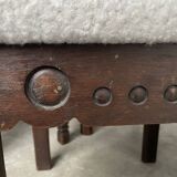 Set of 6 brutalist chairs from the 1940s