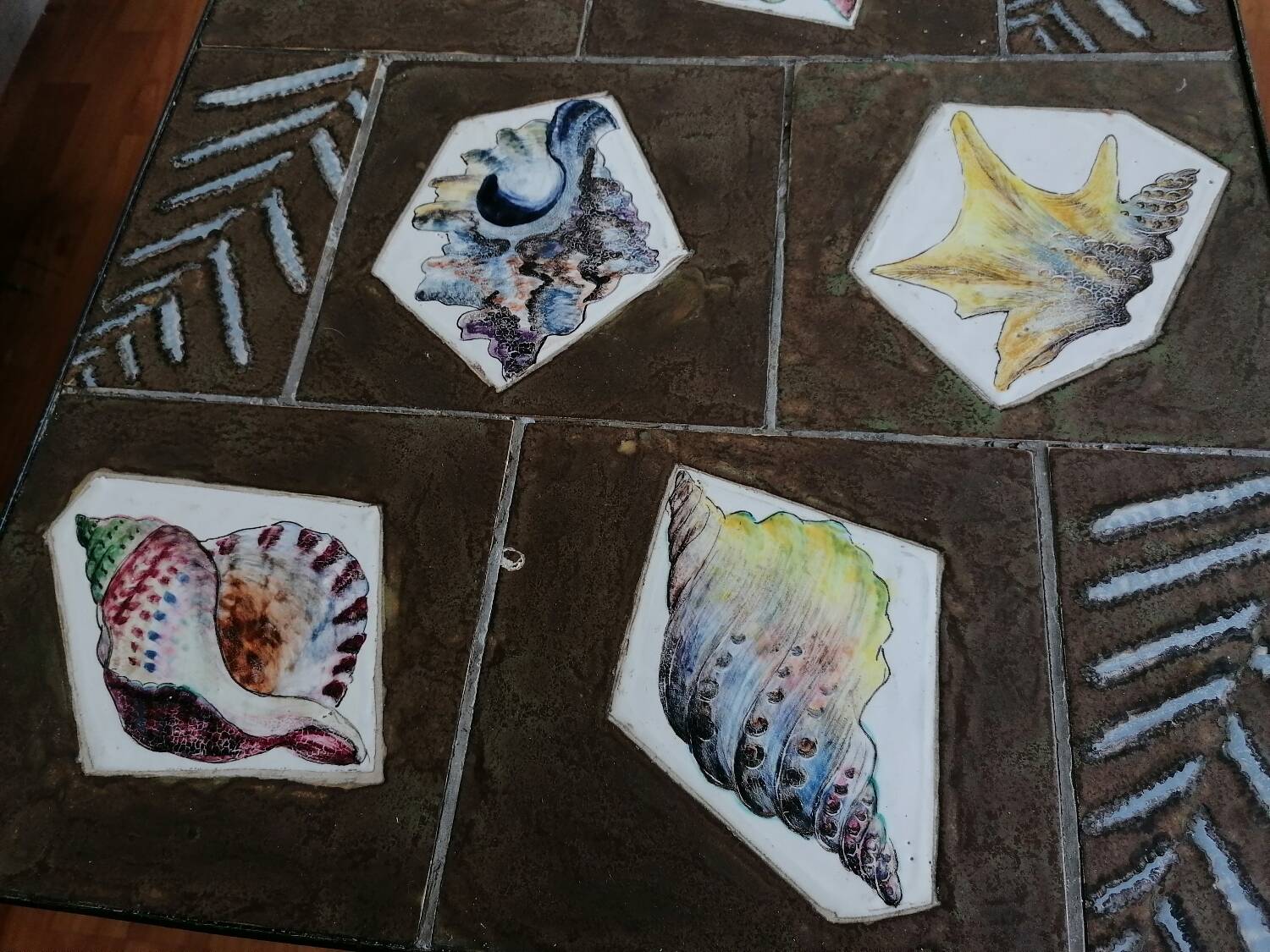 Vallauris coffee table, 1960. Mme Roux decor