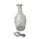Tableware, large bottle carafe with stopper from the 19th century.
