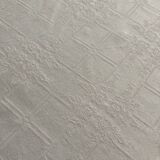 Nappe ancienne  blanche damassée