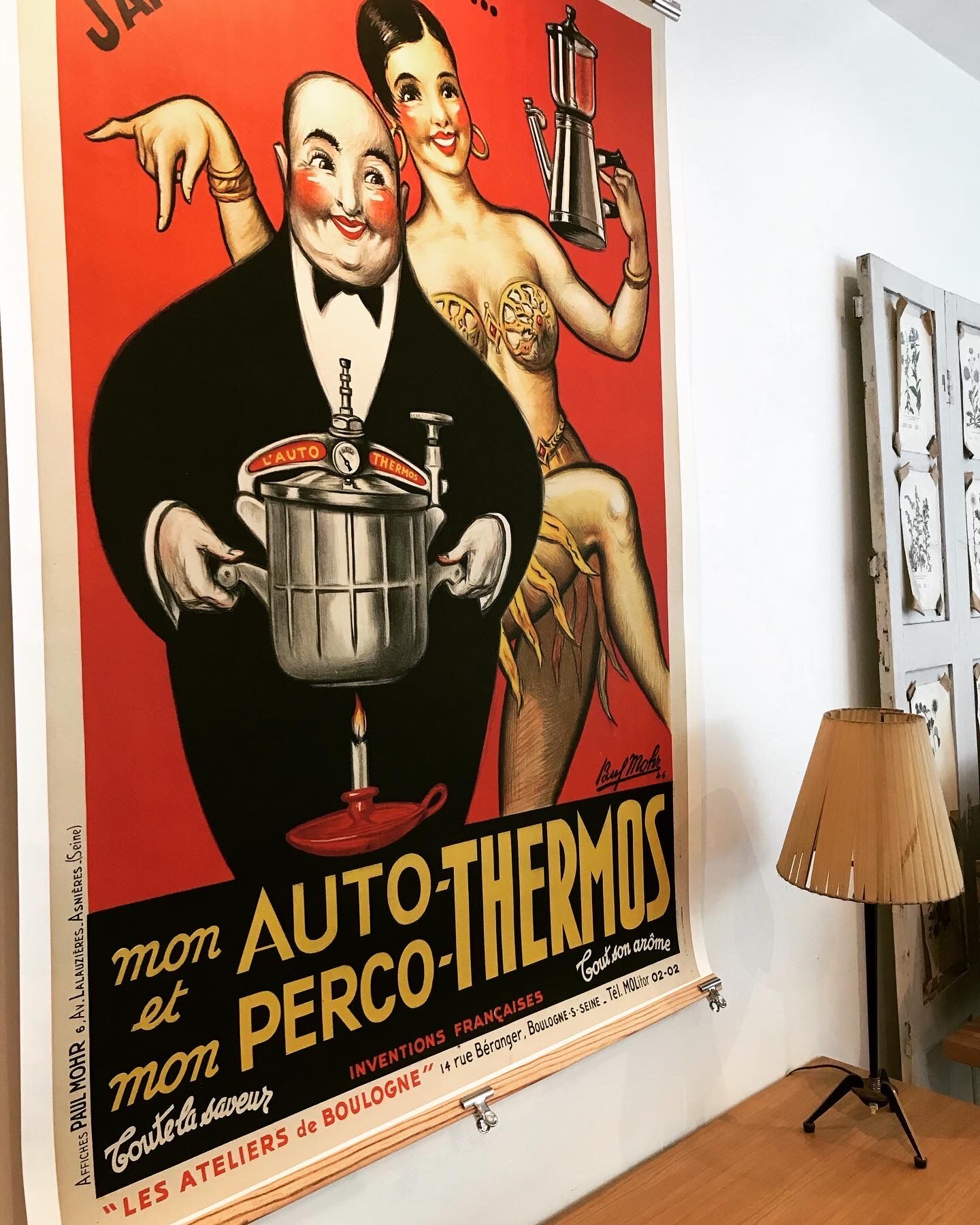 THERMOC poster with Josephine Baker by Paul Mohr