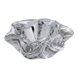 Ashtray / Pocket tray in crystal signed Art Vannes - Corolle model - V