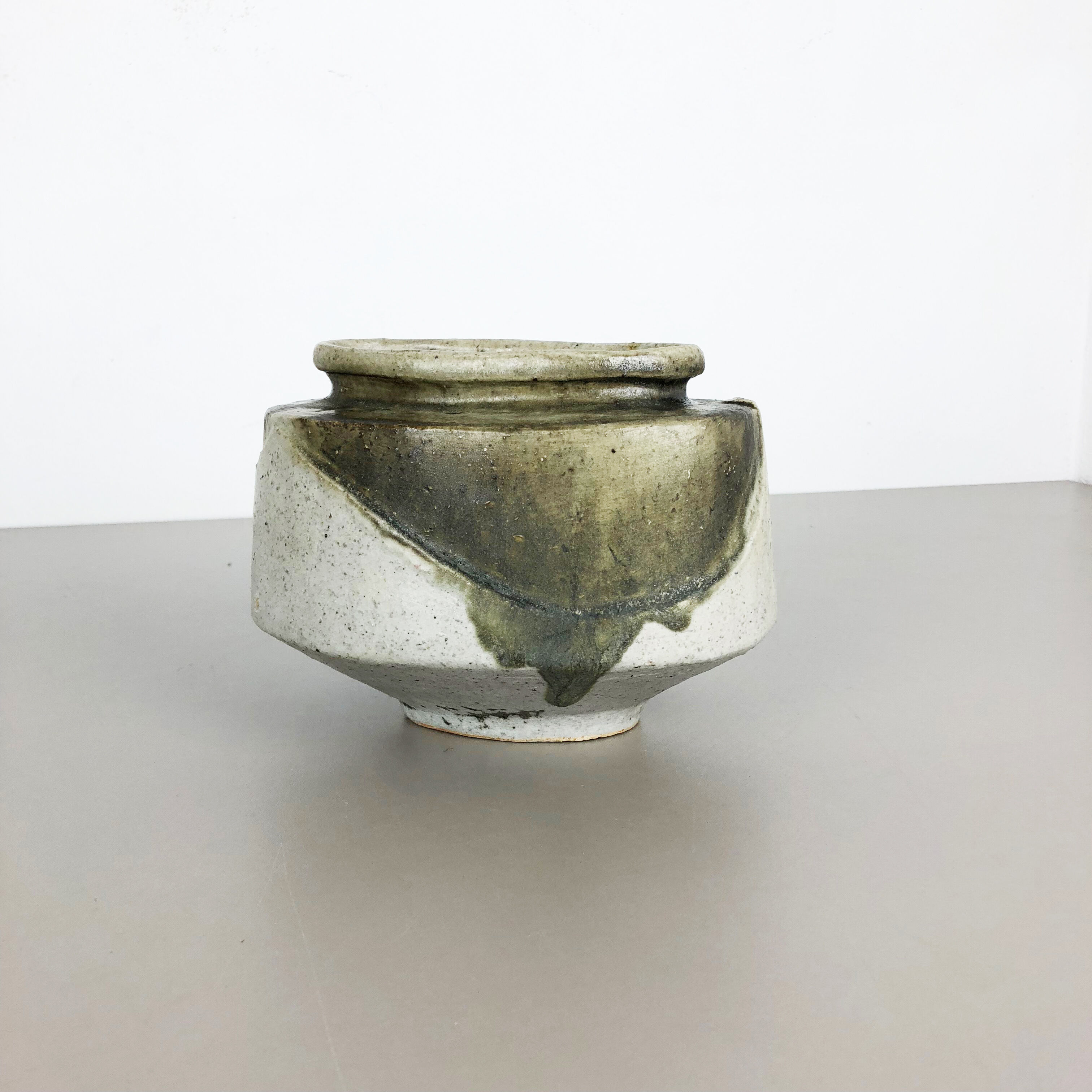 Ceramic Studio Pottery Object Vase by Bruno and Ingeborg Asshoff, Germany, 1960s