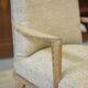 Rare pair of cerused oak armchairs, confidential creation attributed to Suzanne Guiguichon, 1940s.