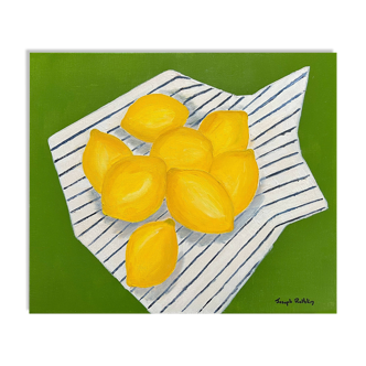 Lemons on the Grass by Joseph Rethlin