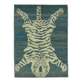 Tapis tigre turc en laine noué à la main 143 cm x 193 cm