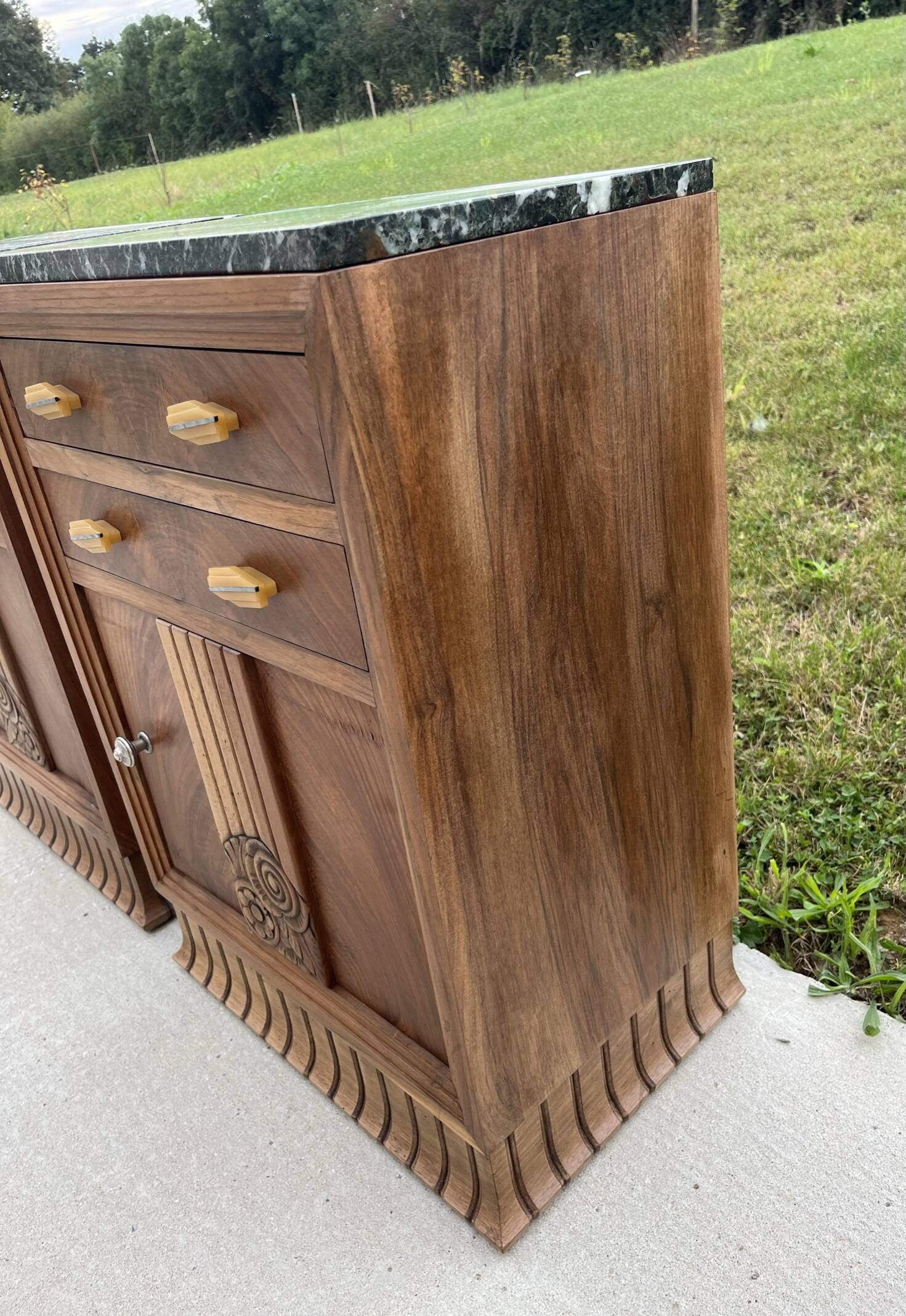 Pair of art deco occasional furniture or bedside tables