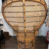 Emmanuelle rattan armchair 1970