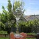 6 crystal white wine glasses from ARQUES. Epi Fleury model.