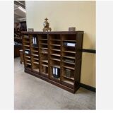 Antique Art Deco roller shutter archive cabinet