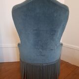 Velvet toad armchair