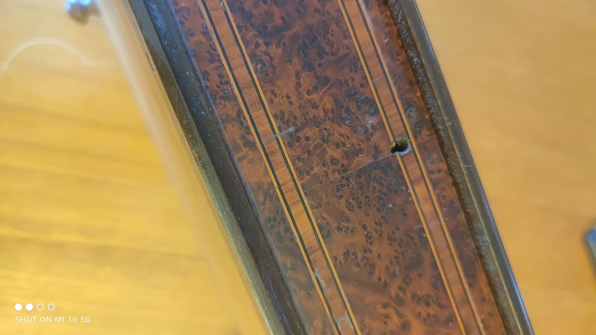 Napoleon III era box in Amaranth