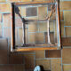 Bamboo and glass side table, 1970s