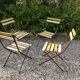 Lot 4 chaises de jardin