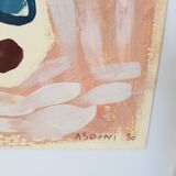 Imaginary Plants I - Painting by Laura Asoini