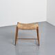 Tabouret par Sigune Daläge pour Meisterkreis Hannover, 1958