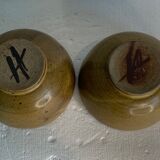 Bowl in stoneware signed
