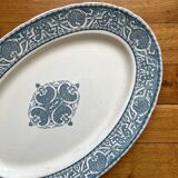Oval ironstone dish, Henri II, Creil and Montereau, late 19th century