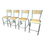 Set of 10 Mullca school high chairs