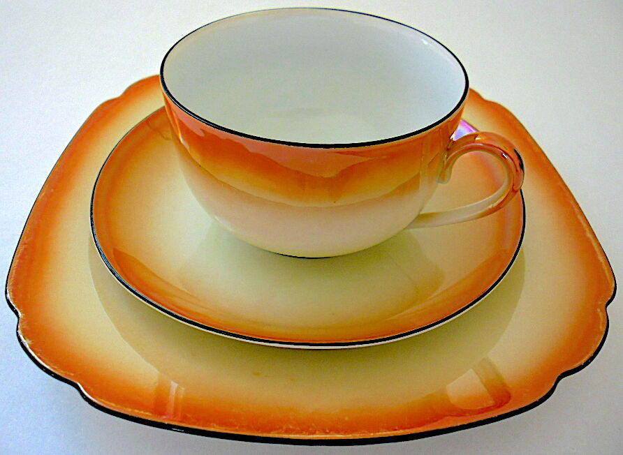 Art-deco bohemian porcelain tea or coffee
