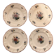 Set of 4 flat plates and 4 dessert plates Sarreguemines, Agreste service